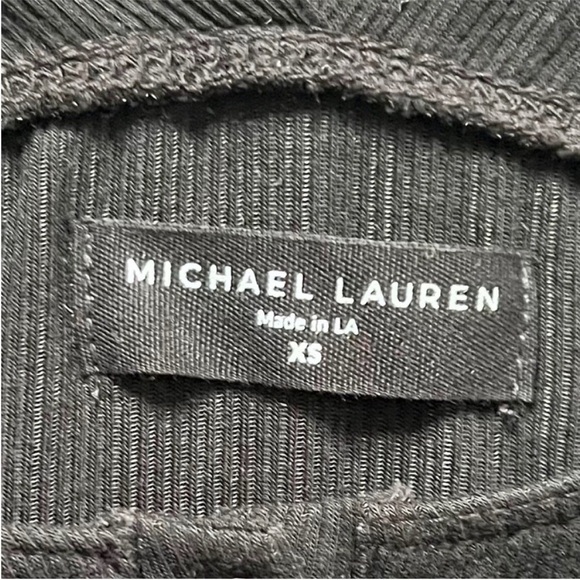 Michael Lauren Bosco Snap Front Tank in Black - Picture 8 of 9